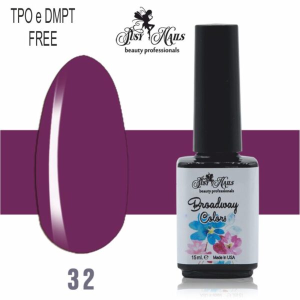 Smalto Semipermanente Broadway Colors 15ml - cod.32