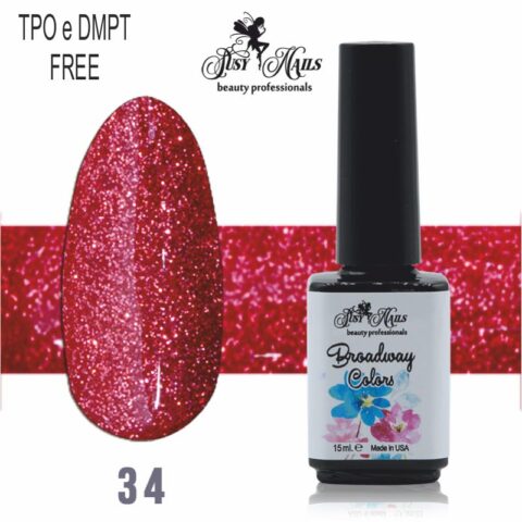 Smalto Semipermanente Broadway Colors 15ml - cod.34