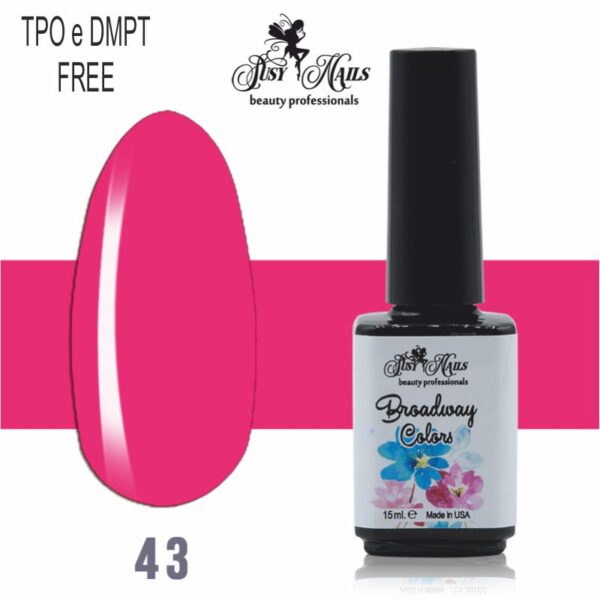 Smalto Semipermanente Broadway Colors 15ml - cod.43