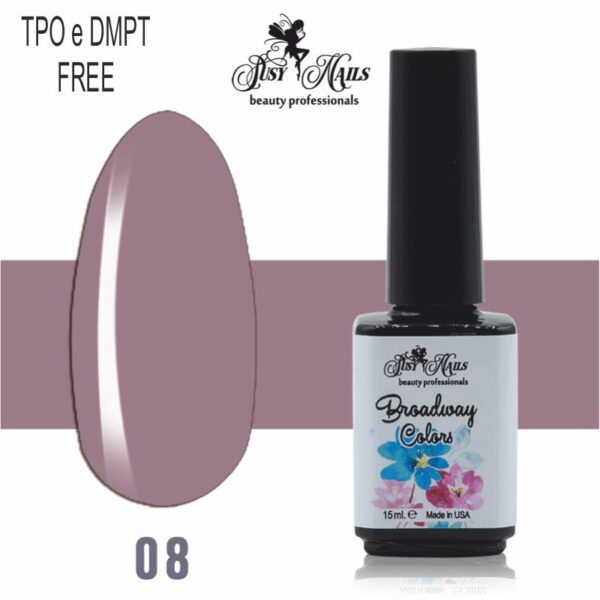 Smalto Semipermanente Broadway Colors 15ml - cod.08